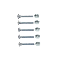 Tornillo Carroceria Galva C/Tuerca 1/4 X 1 1/4" 5 Unidades