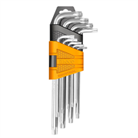 Llave Torx 9 Piezas T10 a T50 Ingco