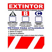 Rotulo Extintor Tipo Abc