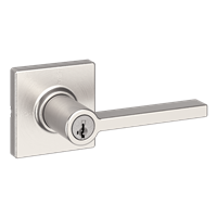 Cerradura Manija con Llave Niquel Satin Casey Kwikset
