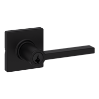 Cerradura Manija con Llave Negro Mate Casey Kwikset