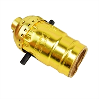 Socket Pasador Metalico Dorado 250V 250W Eagle