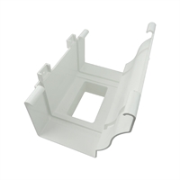 Boquilla Canoa Pvc Pecho Paloma Rectangular 75 mm