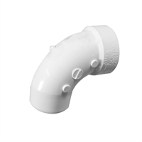 Codo Espiga Pvc Sanitario Grueso S-40 38 mm X 90°
