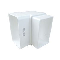 Codo Canoa Pvc Rectangular 90° Inyectado Amanco