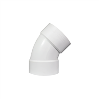 Codo Sanitario Grueso Pvc S-40 50 mm X 45°