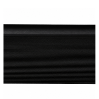 Rodapie Pvc Negro 3 1/2" Por Metro Durman