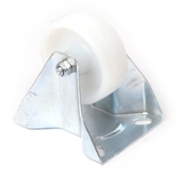 Rueda Nylon Blanco Fija 125 X 40 mm 180 Kg Arsa