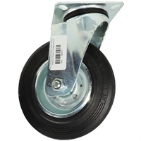 Rueda Giratoria Negra Con Platina 150 X 37.5 mm 125 Kg Arsa