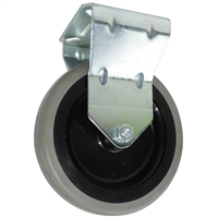 Rueda Fija Gris Con Platina 100 X 24 mm 60 Kg Arsa