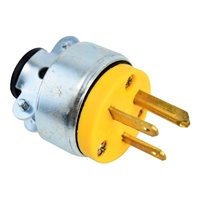 Enchufe 220 V 15A Redondo Polarizado Metalico Chino Eagle
