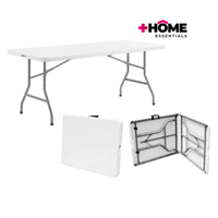 Mesa Plastica Gris Rectangular Maleta + Home Essentials