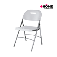Silla Plastica Gris Plegable + Home Essentials