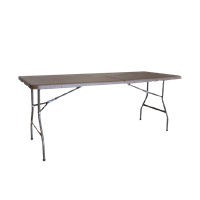Mesa Plastica Cafe Rectangular Plegable