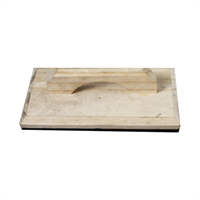 Plancha Madera Con Hule Albañil