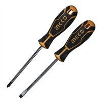 Desatornilladores Plano + Phillips Ingco