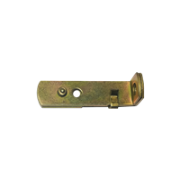Aldaba Galvanizada Soldable 4 X 1 X 1/8" Grossor