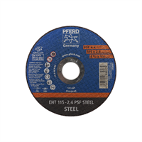 Disco Corte Metal Inoxidable Plano 4 1/2" Caballito