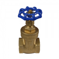 Llave Paso Bronce Compuerta 1" Unival