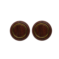 Tiradera Plastica Madera Oro Pomo 2 Unidades Decosteel