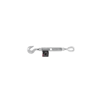 Tensor Cable Acero 1/2" 680 Kg Gancho Argolla Fiero