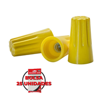 Conector Cable # 12-10 Amarilo 25 unidades