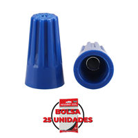 Conector Cable 14 A 22 Azul 25 unidades