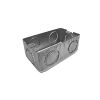 Caja Rectangular Emt Doble Fondo Ul 1/2X3/4"