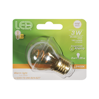 Bombillo Filamento Led Luz Calida E27 3W Led Inside