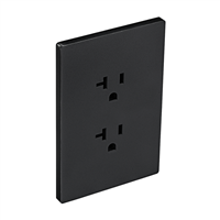 Toma Corriente Doble 20 A 125 V Altiva Negro Eagle