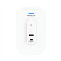Derivador Protector 6 Toma Corriente 1 Usb 1 Tipo C Eagle