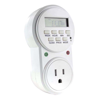 Timer Digital Semanal 3800W 15 Memorias Ul