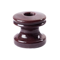 Aislador Carrete 4" 100 mm Porcelana