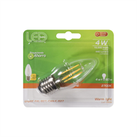 Bombillo Candela Dimmer Led Luz Calida E27
