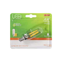 Bombillo Filamento Led Dimmer Luz Calida E12 4W Led inside