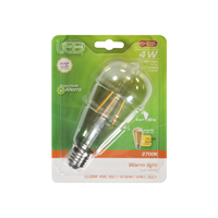 Bombillo Vintage Filamento Luz Calida E27 4W Led Inside