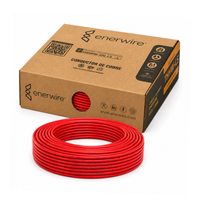 Cable Thhn #12 Rojo Caja 100 m Enerwire