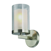 Lampara Pared Sencillo Santinado Nickel E27 100 - 240 V