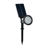 Lampara Estaca Led Solar Luz Calida 1.5W 180 Lumen