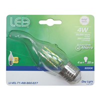 Bombillo Torpedo Led Luz Dia E27 4W Led Inside