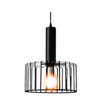 Lampara Techo 1858 Negra E27 Ul Arqdeco