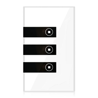 Apagador Triple Walltouch Blanco Negro Sonoff