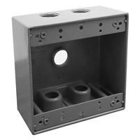 Caja Cuadrada Aluminio Ul 1/2 Argos