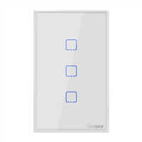 Apagador Triple Walltouch T1 Blanco Sonoff