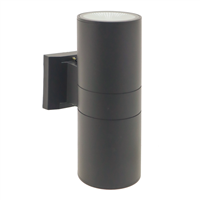 Lampara Pared Exterior Gris 2 Bomb 8 W Luz Calida