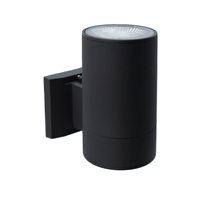 Lampara Pared Exterior Negra 8 W Luz Calida