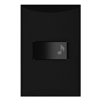 Pulsador Timbre 15 A 110 V Negro Linea Plata Eagle