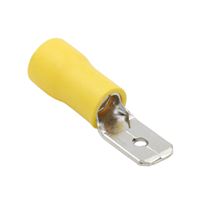 Terminal Macho Plano Amarillo 12 - 10 Awg 10 Unidades
