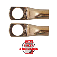 Terminal Ojo Cerrado Cobre 3/8" x 4 GA 2 Unidades