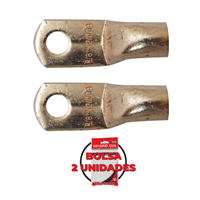 Terminal Ojo Cerrado Cobre 3/8" x 2/0 GA 2 Unidades